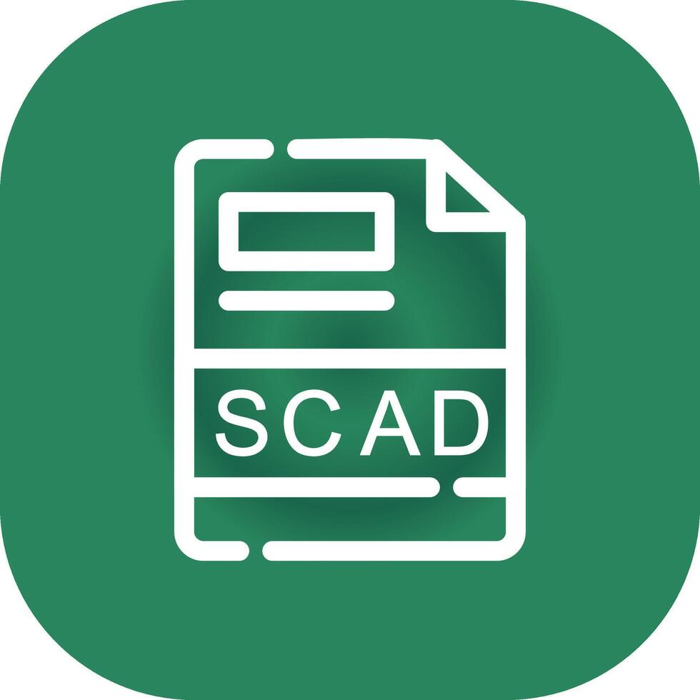 scad Créatif icône conception vecteur