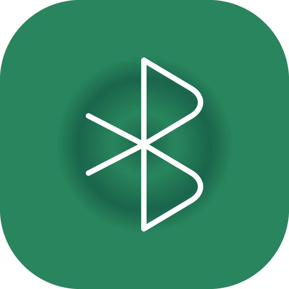 conception d'icône créative bluetooth vecteur