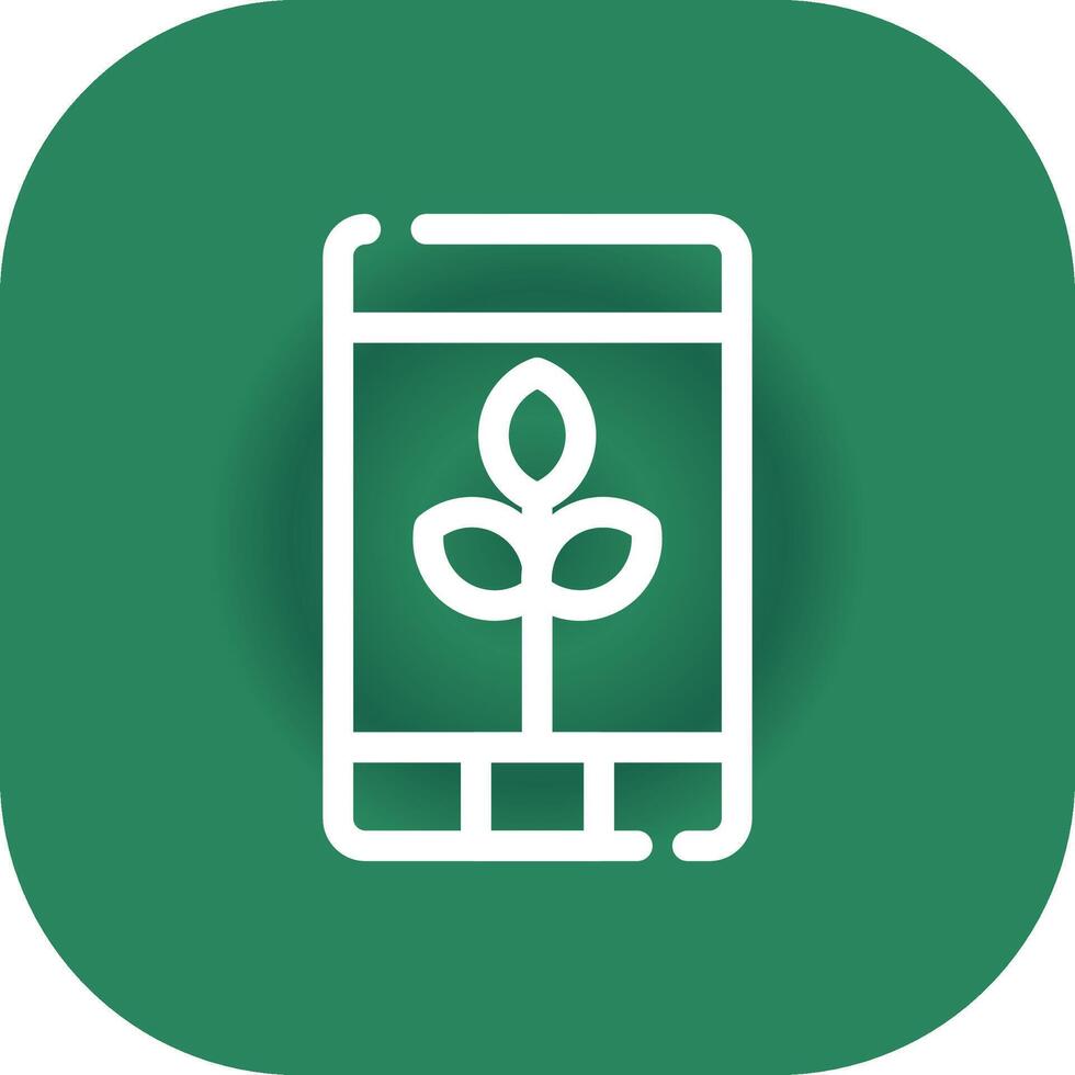 agriculture app Créatif icône conception vecteur