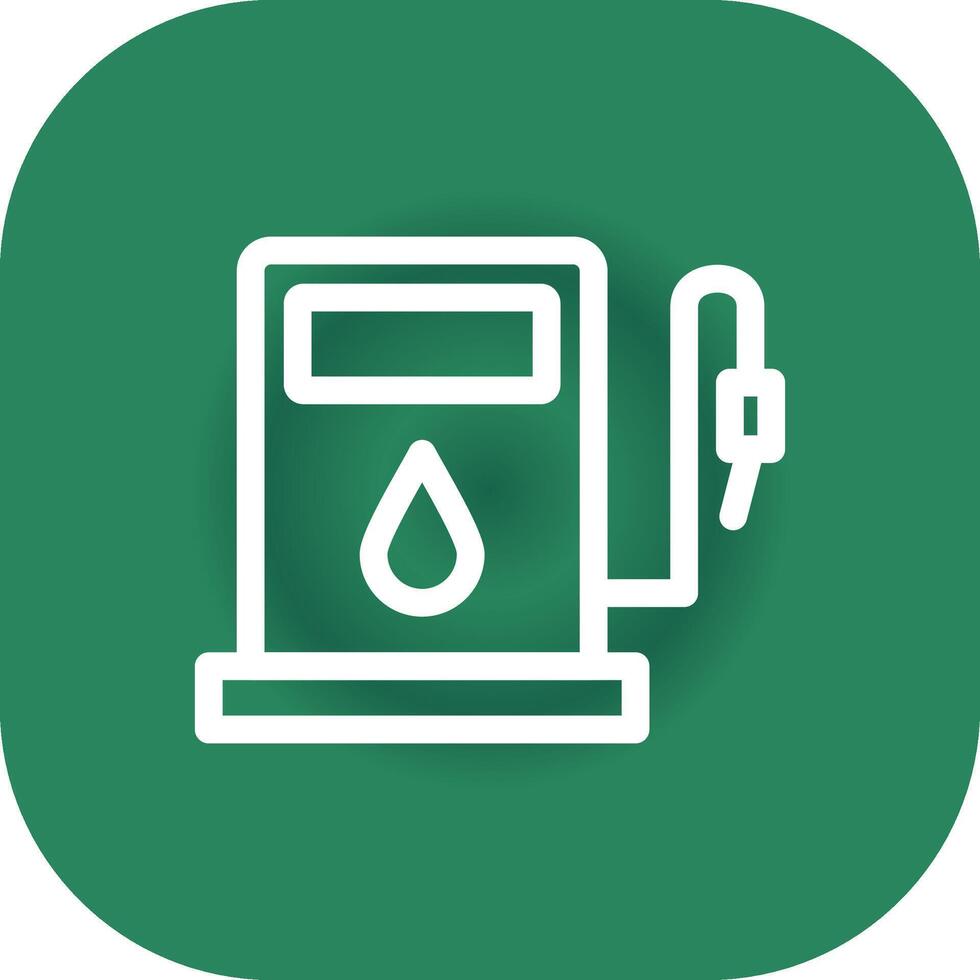 conception d'icône créative de carburant vecteur