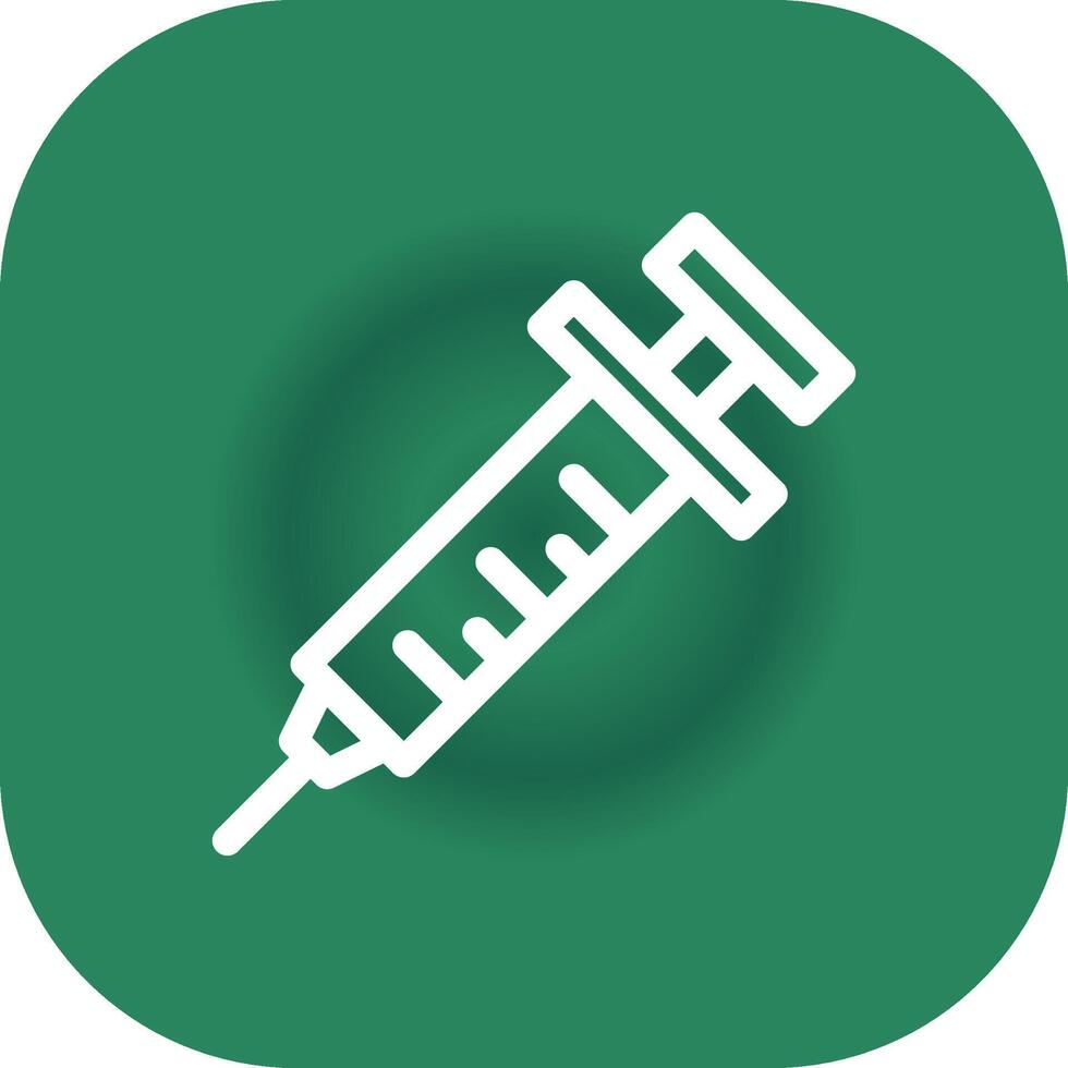 conception d'icône créative de seringue vecteur