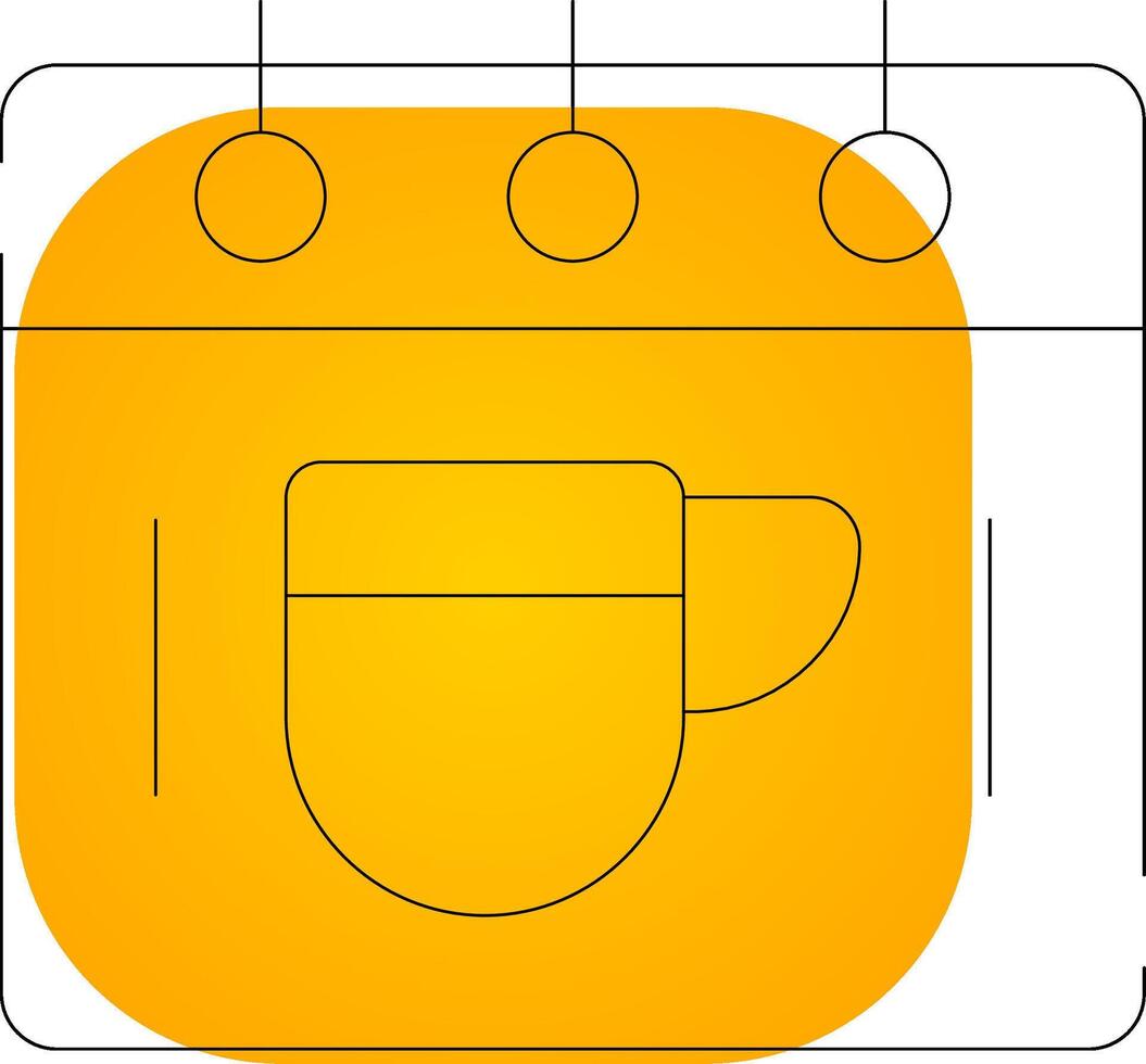 programmé pauses Créatif icône conception vecteur