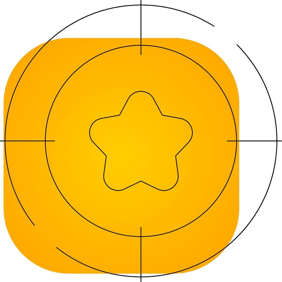 conception d'icône créative cible vecteur