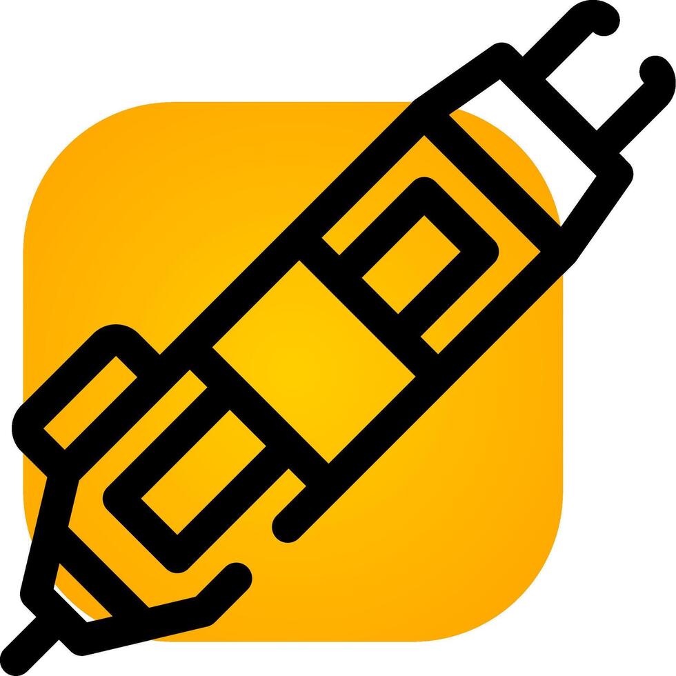 conception d'icône créative stylo 3d vecteur