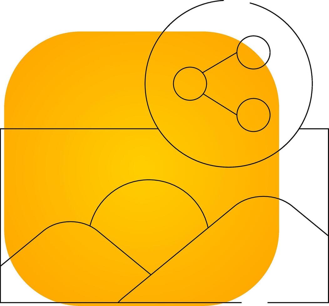 image partage Créatif icône conception vecteur