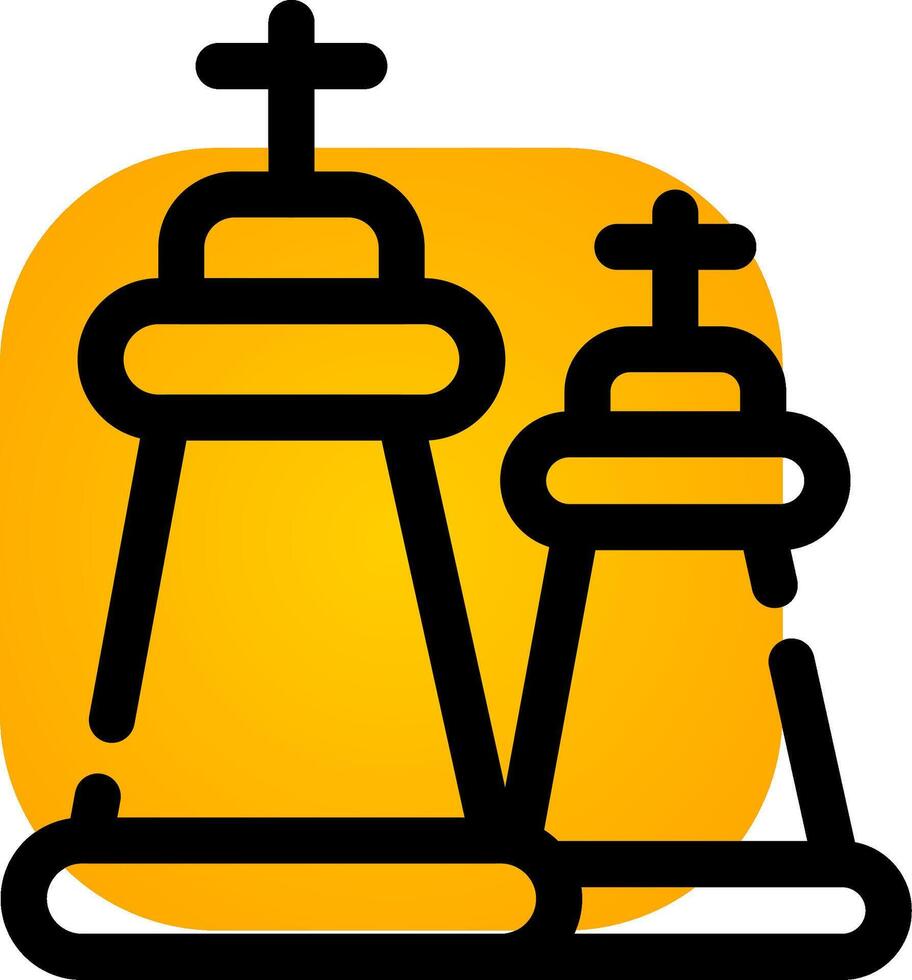 conception d'icône créative d'échecs vecteur