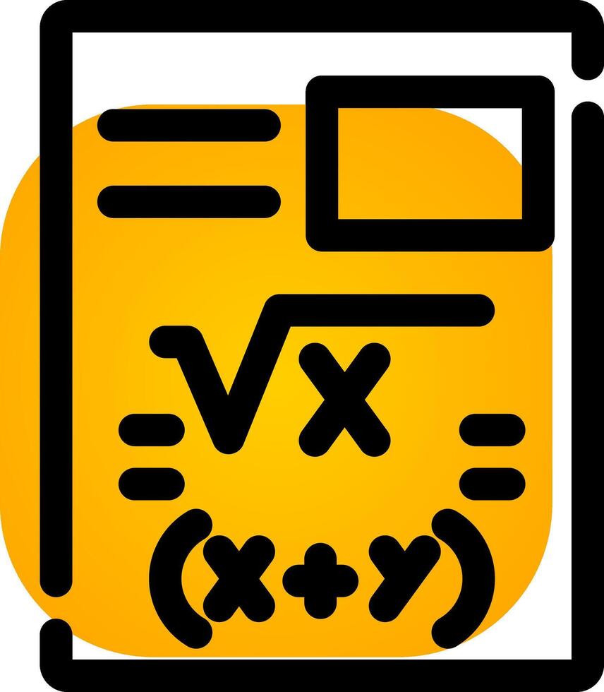 conception d'icônes créatives mathématiques vecteur