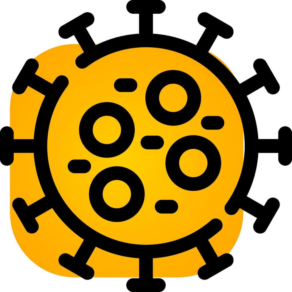 conception d'icône créative de coronavirus vecteur