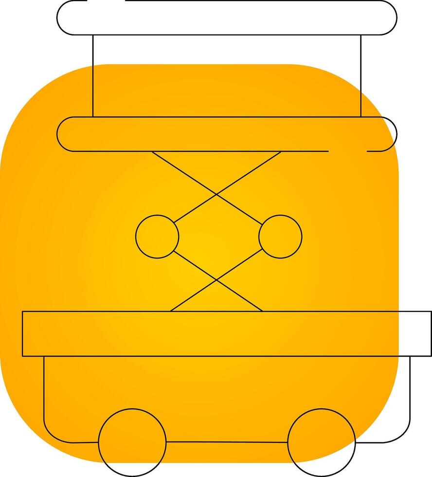 conception d'icône créative élévatrice à ciseaux vecteur