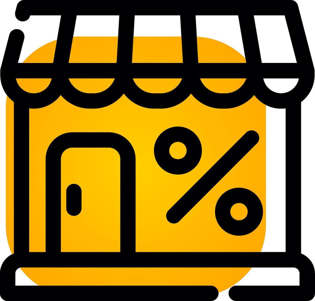 conception d'icônes créatives de magasin vecteur