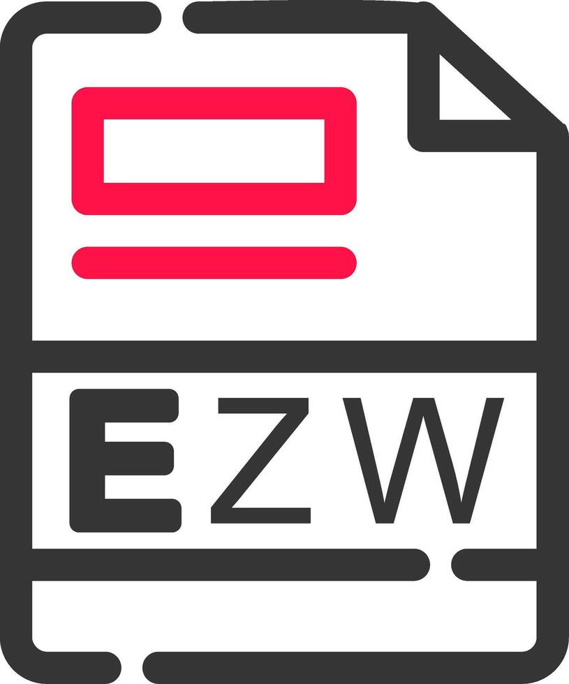 ezw Créatif icône conception vecteur