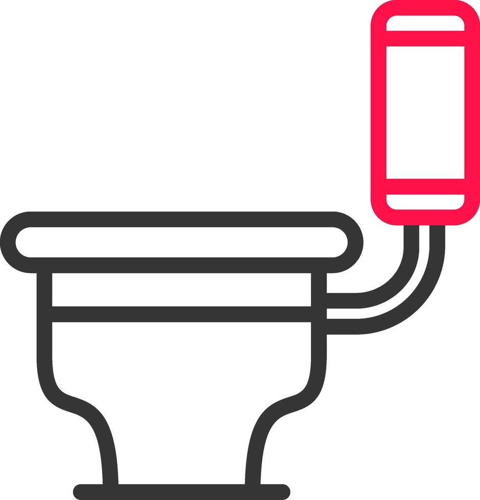 conception d'icônes créatives de toilettes vecteur