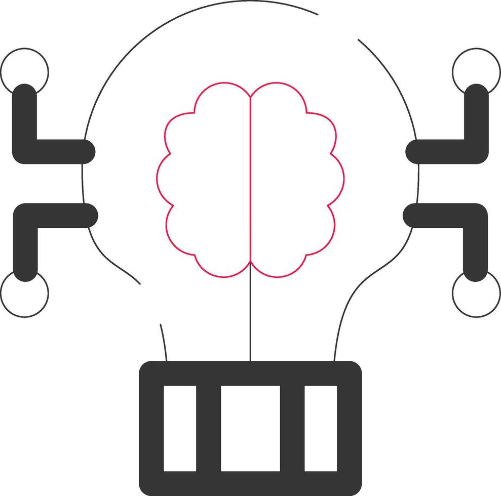 Profond apprentissage Créatif icône conception vecteur