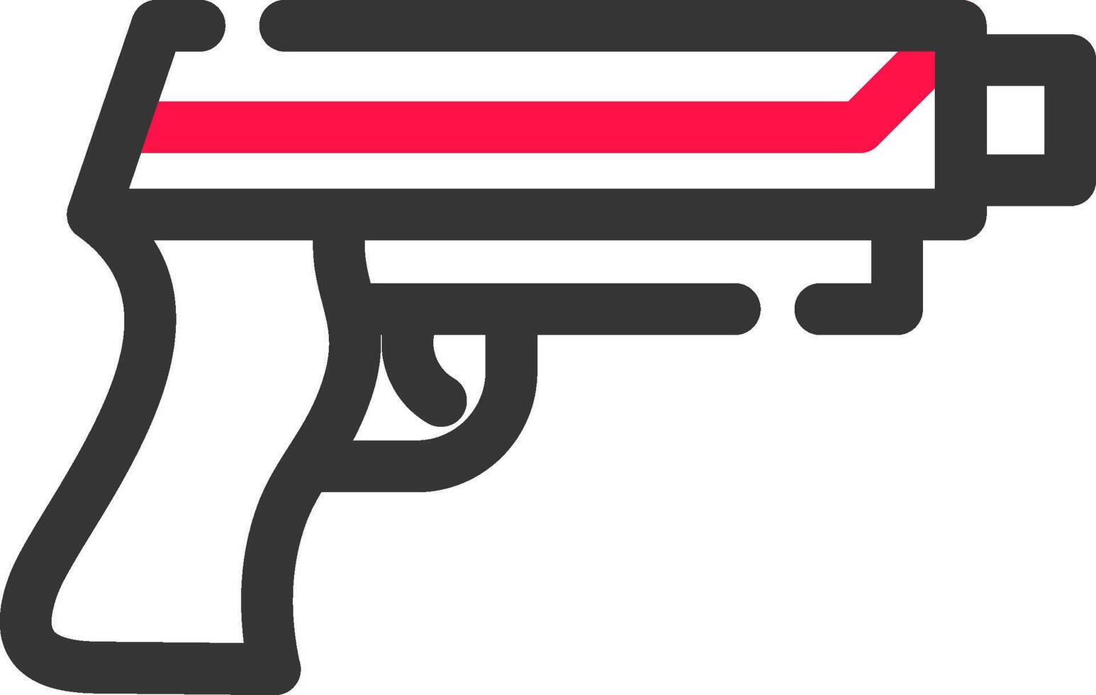 conception d'icônes créatives d'armes à feu vecteur