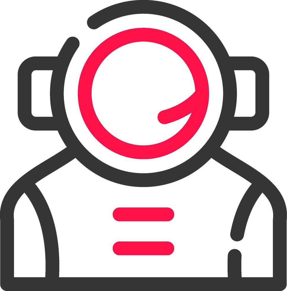 conception d'icône créative astronaute vecteur