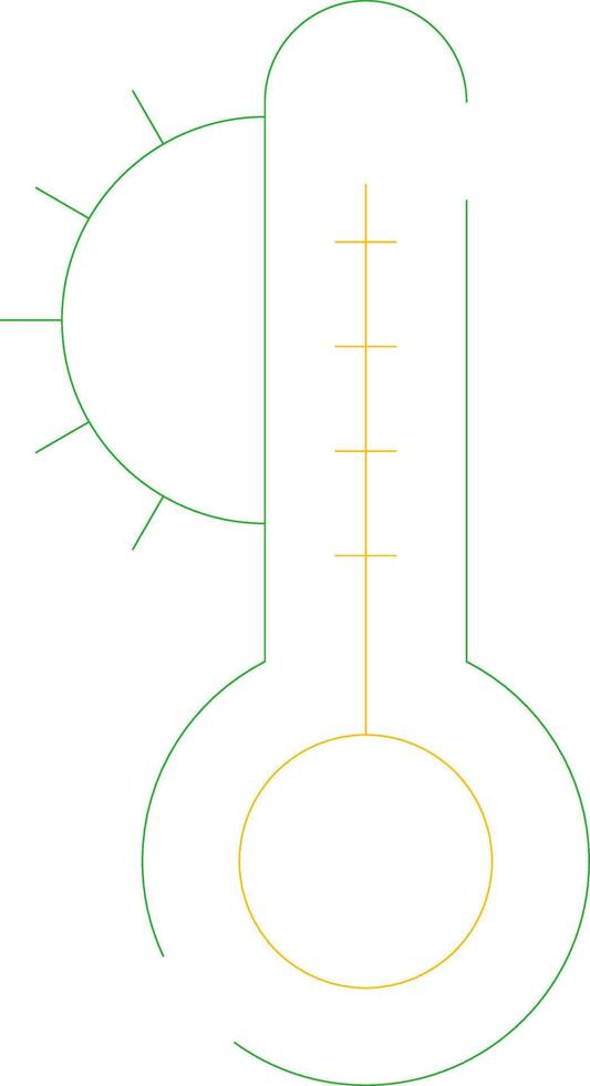 conception d'icône créative de température vecteur