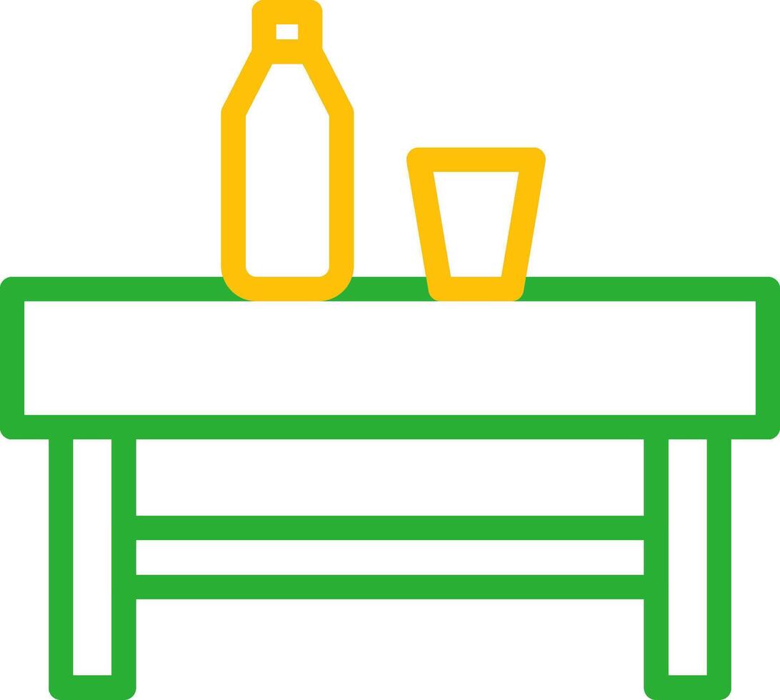 conception d'icône créative de table vecteur