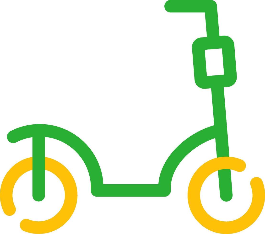conception d'icône créative scooter vecteur