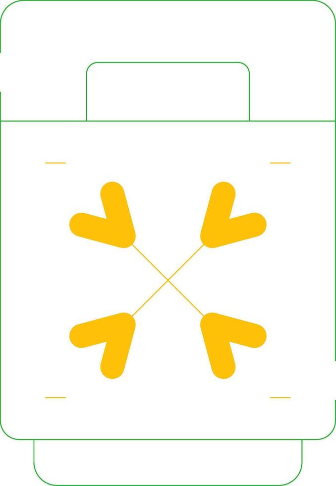 conception d'icône créative congélateur vecteur