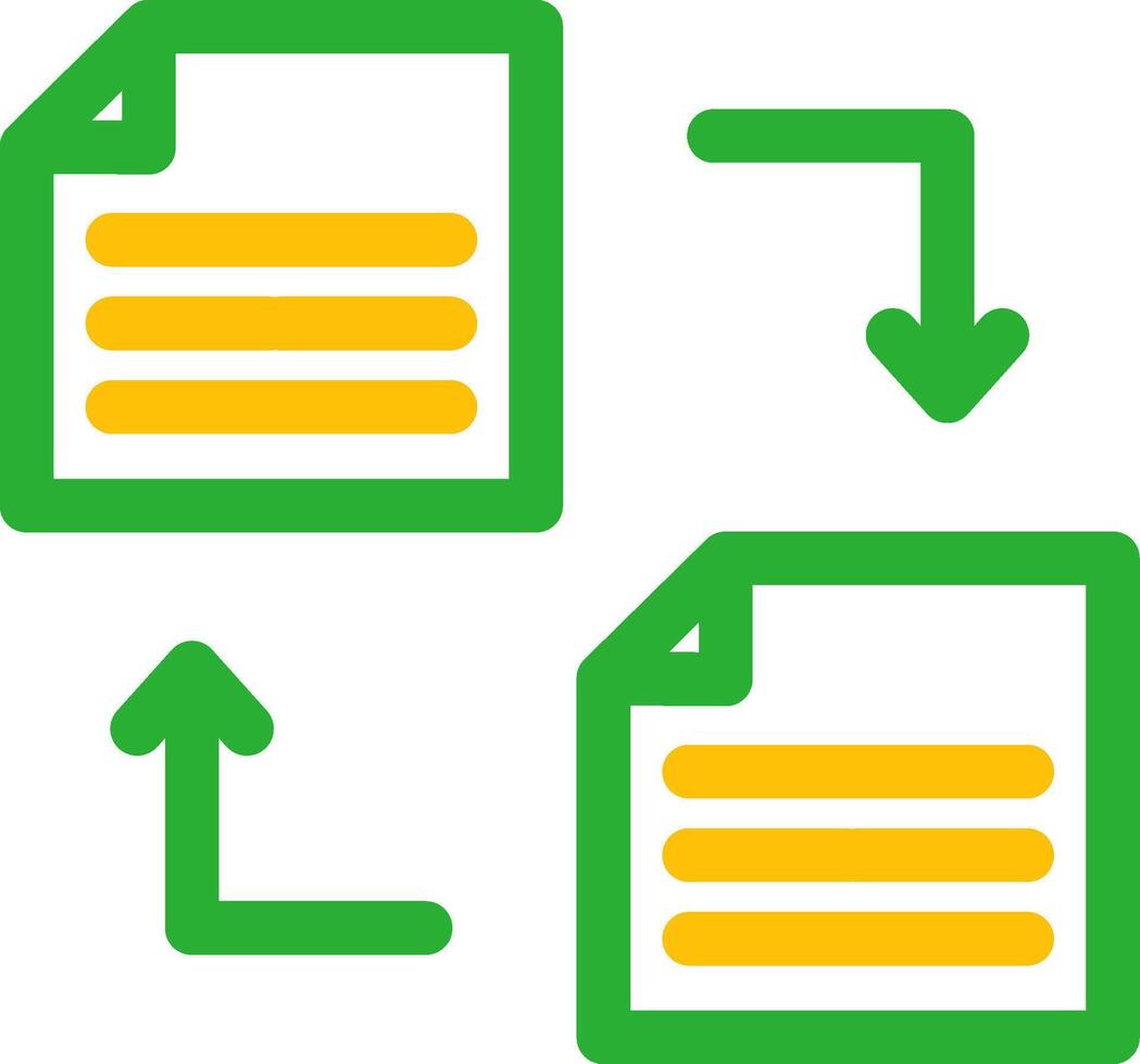 conception d'icône créative de transfert de fichier vecteur