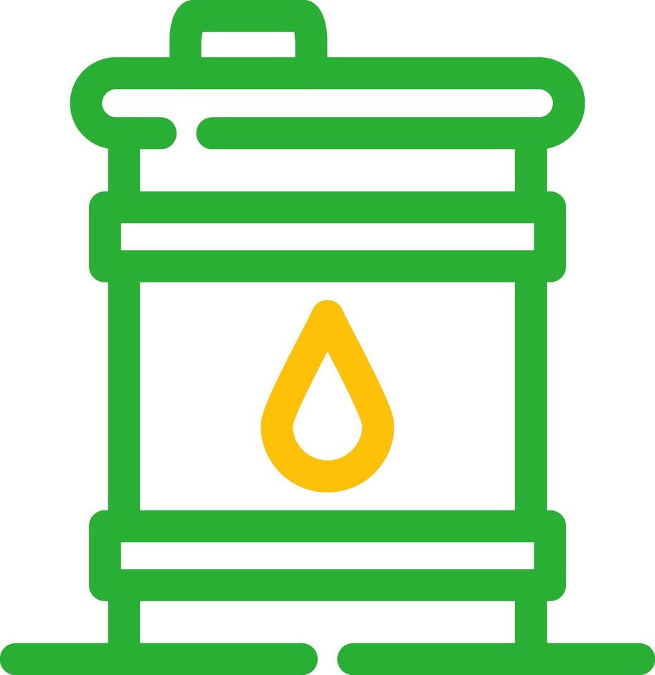 conception d'icône créative de baril de pétrole vecteur