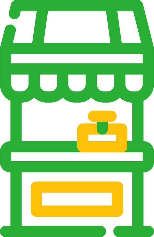 conception d'icône créative de stand de nourriture vecteur