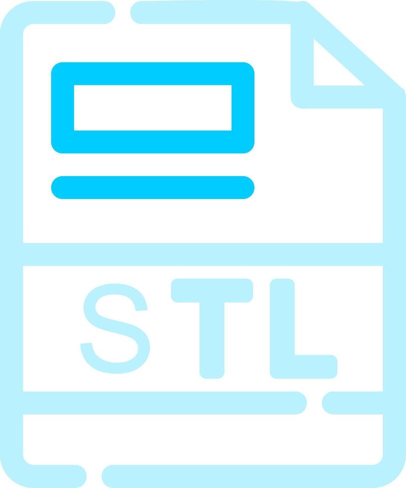 stl Créatif icône conception vecteur