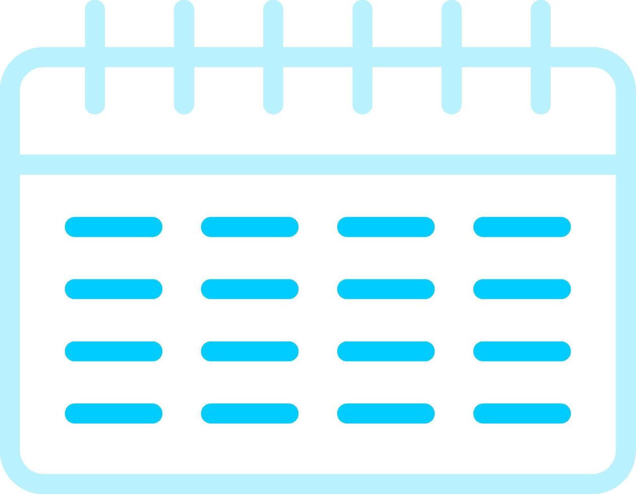 conception d'icônes créatives de calendrier vecteur