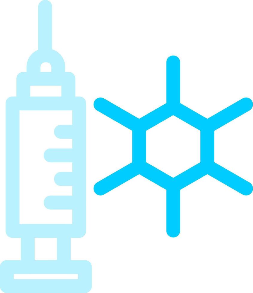 hormonale thérapie Créatif icône conception vecteur