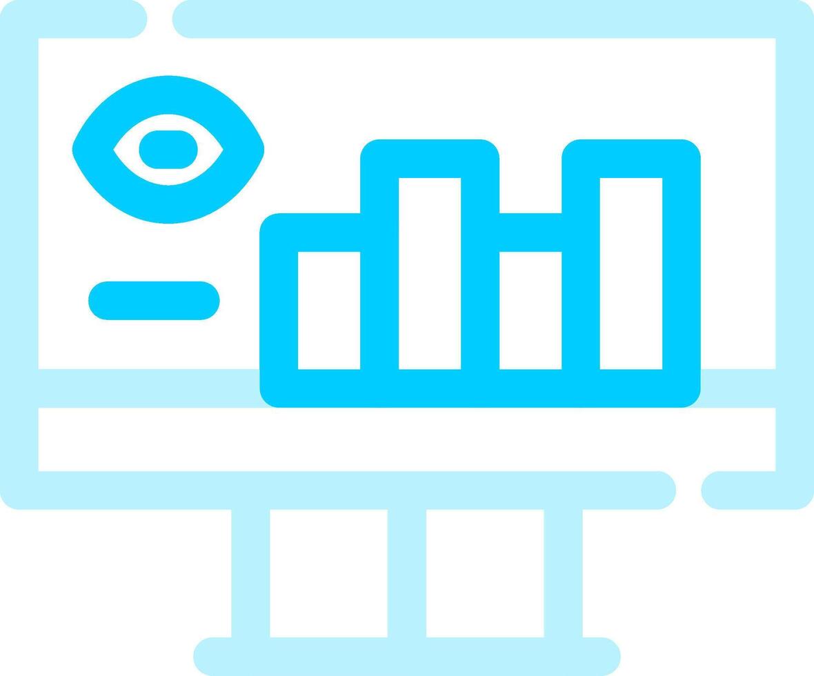 conception d'icône créative de vision vecteur