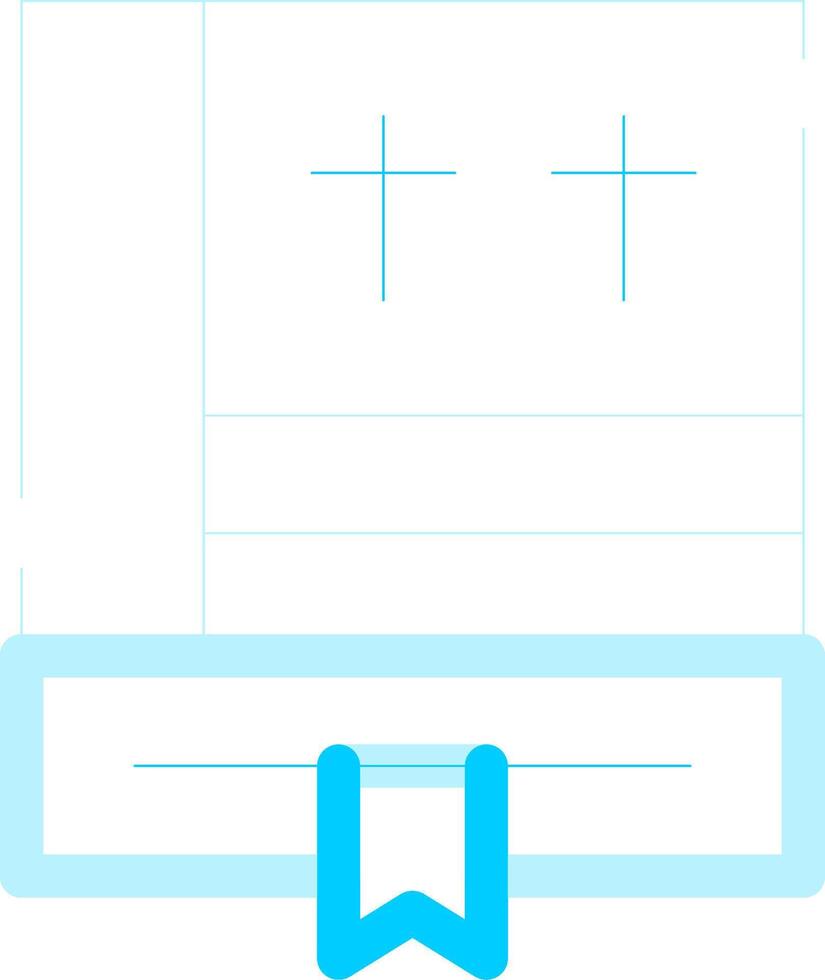 Bible Créatif icône conception vecteur