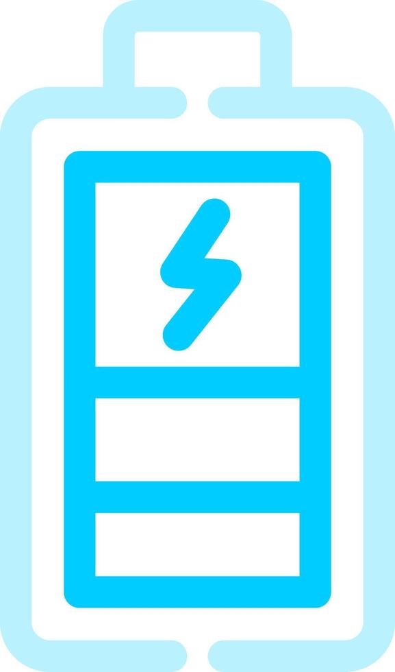 conception d'icône créative de batterie de charge vecteur