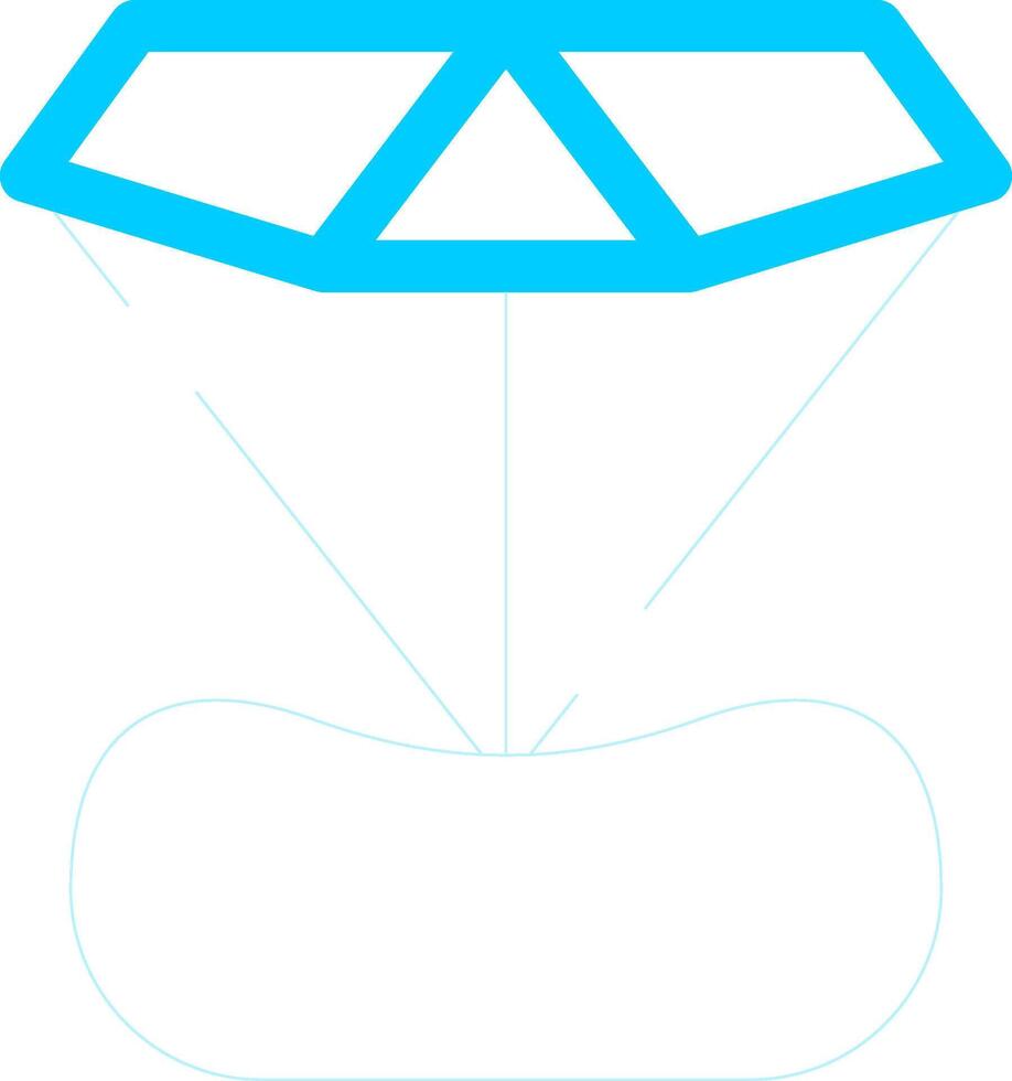 conception d'icône créative diamant vecteur