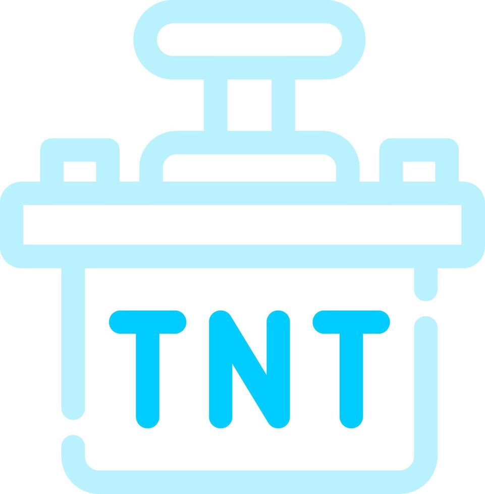 conception d'icône créative tnt vecteur