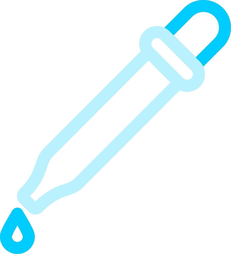 conception d'icône créative de pipette vecteur