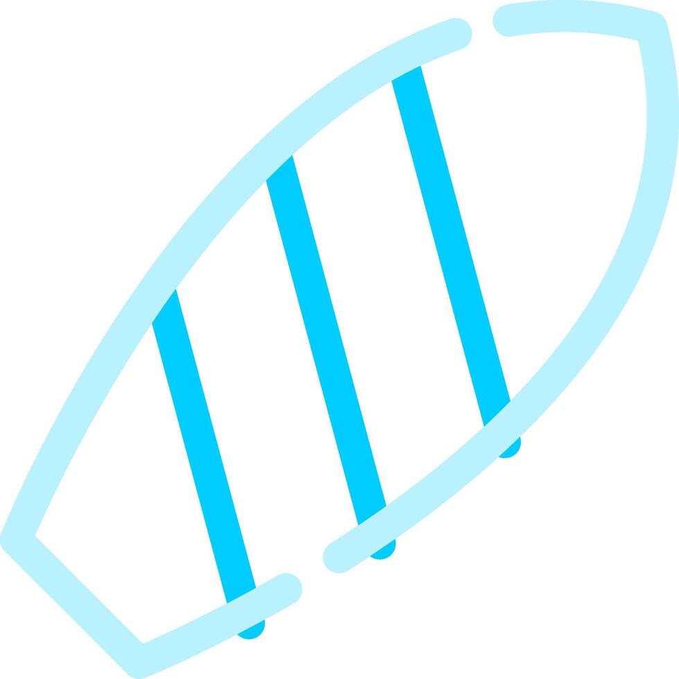 conception d'icône créative de planche de surf vecteur
