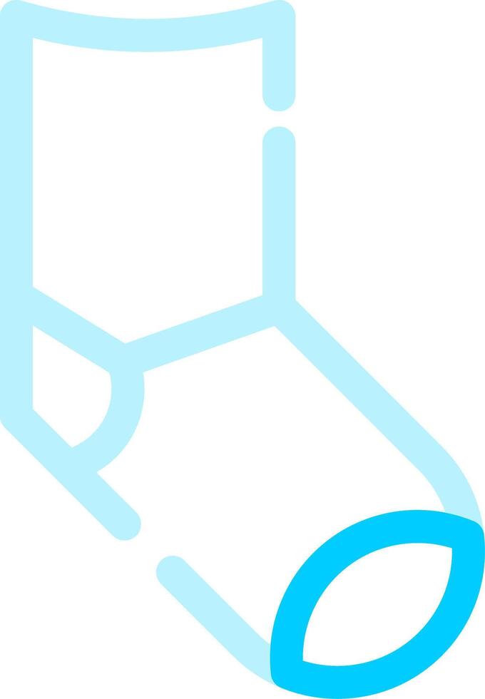 conception d'icône créative chaussette vecteur