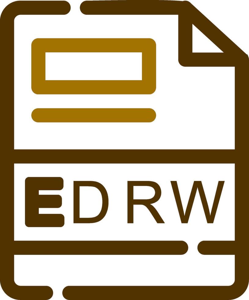 edrw Créatif icône conception vecteur