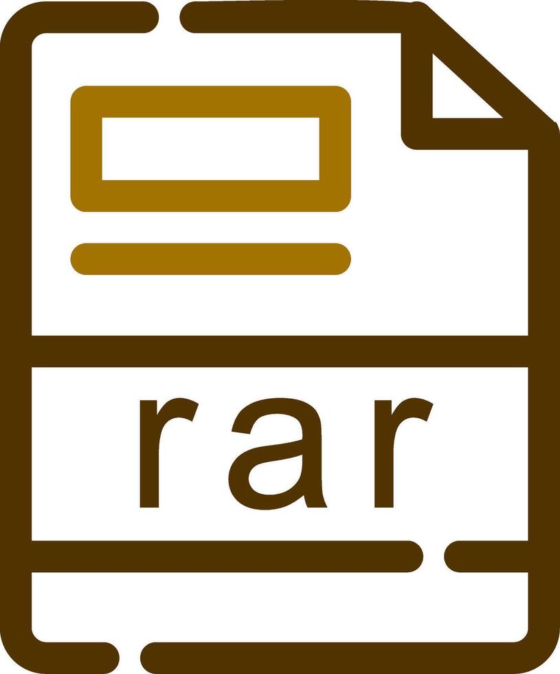 rar Créatif icône conception vecteur