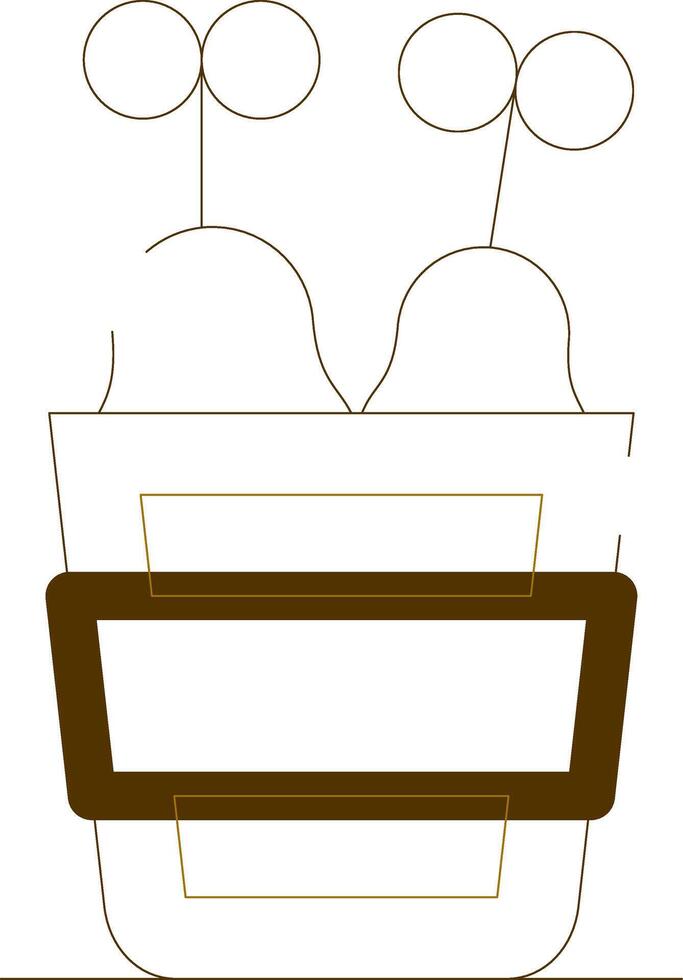 conception d'icône créative de poulet frit vecteur