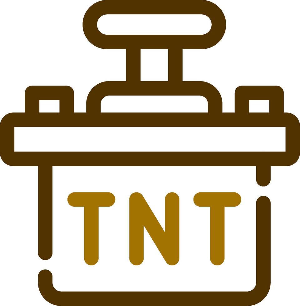 conception d'icône créative tnt vecteur