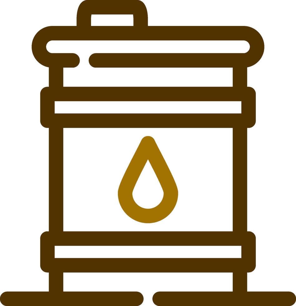 conception d'icône créative de baril de pétrole vecteur