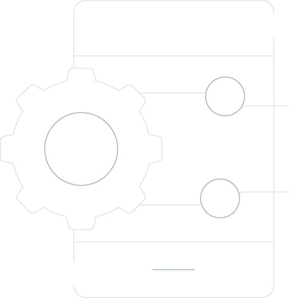 projet la gestion app Créatif icône conception vecteur