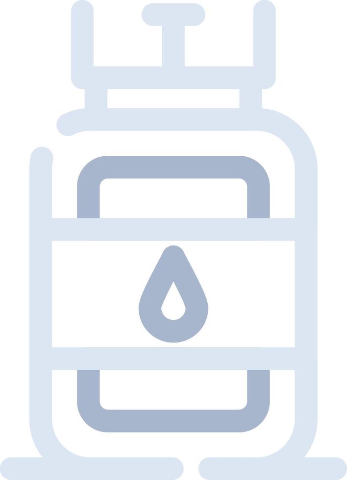 gaz cylindre Créatif icône conception vecteur