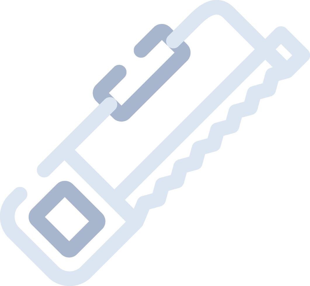 scie à métaux conception d'icône créative vecteur