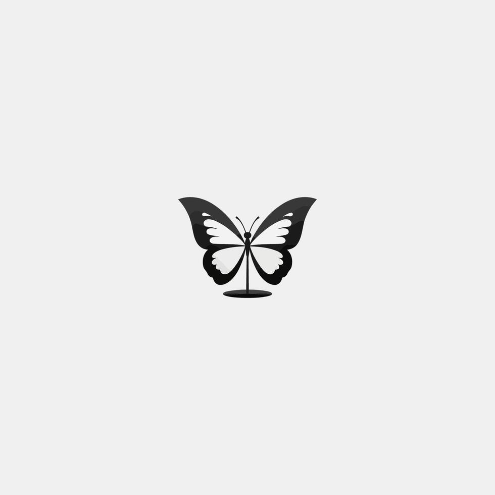 ai généré équilibre papillon vecteur logo conception