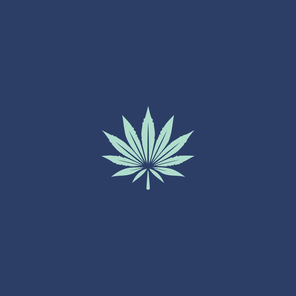 ai généré cannabis logo conception icône vecteur modèle