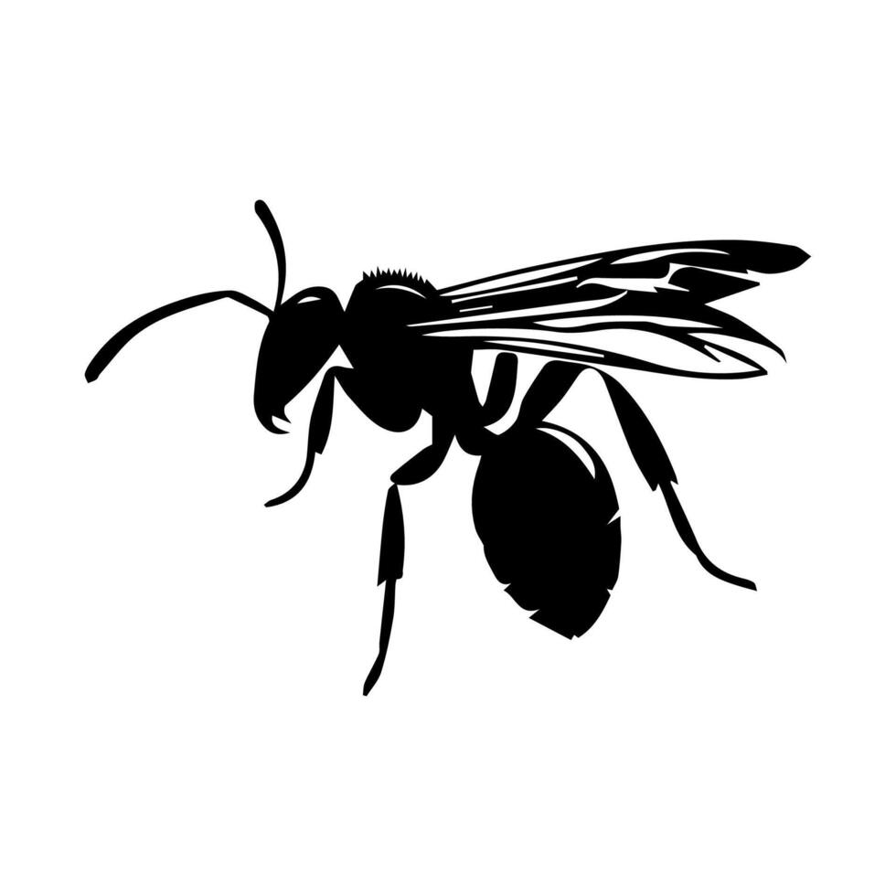 silhouettes de fourmis. gratuit vecteur