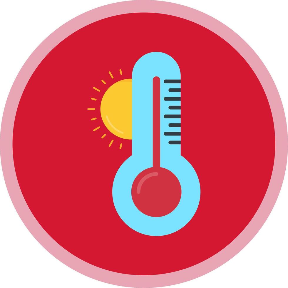 temps plat multi cercle icône vecteur