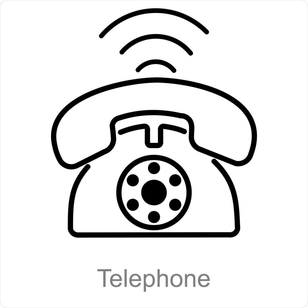 Téléphone et la communication icône concept vecteur